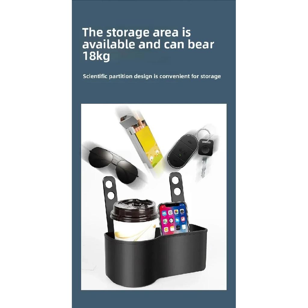 Car Cup Holder Multifunctional Headrest Seat Back Mount Vehicle Drink Storage Auto Phone Holder Car Seat Storage Accessories Cup Holders 5