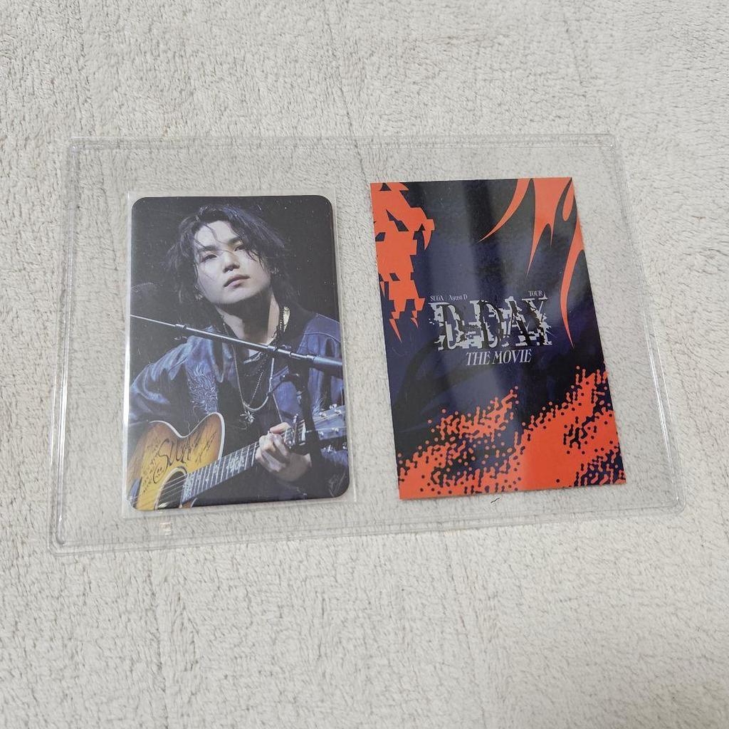[USED] BTS SUGA D-DAY THE MOVIE Korean CGV Bonus Random Trading Card
