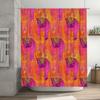 Bathroom Shower Curtain Floral Pattern Waterproof Fabric Decor Vintage Farmhouse Coastal Home