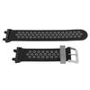 Silicone Band Waterproof Breathable Smart Watch Strap Replacement Accessory Fit for Amazfit T Rex 2 Black and Grey