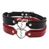 Collane con Ciondolo a Cuore Gotico Sexy alla Moda Vintage Gioielli Regalo Cuore Gotico in Pelle Collana Choker Punk da Donna Harajuku