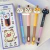 Kawai Schreibwaren Leicht Miau Drücken Der Gelstift Niedlich Spaß 0.5 Schnelltrocknend Schüler Positive Haltung Bürsten Unterschrift Liebenswert