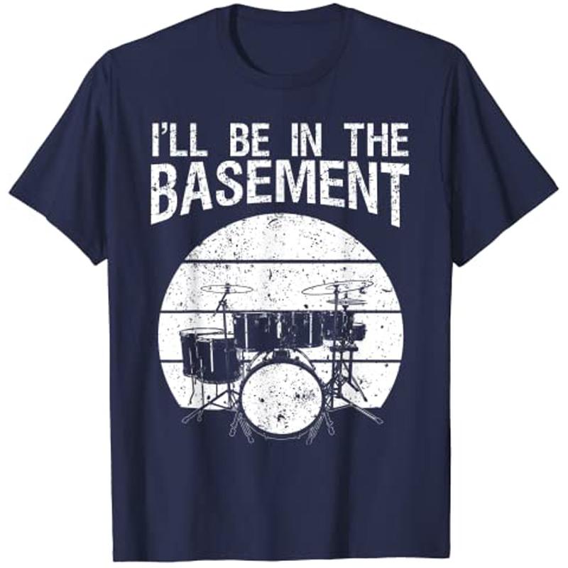 

Funny Drummer Art for Unisex Women Drum Set Drumming Lovers TShirt Y2k Music Lover Graphic Unisex Clothing Novelty Tee Gift Cotton 4XL
