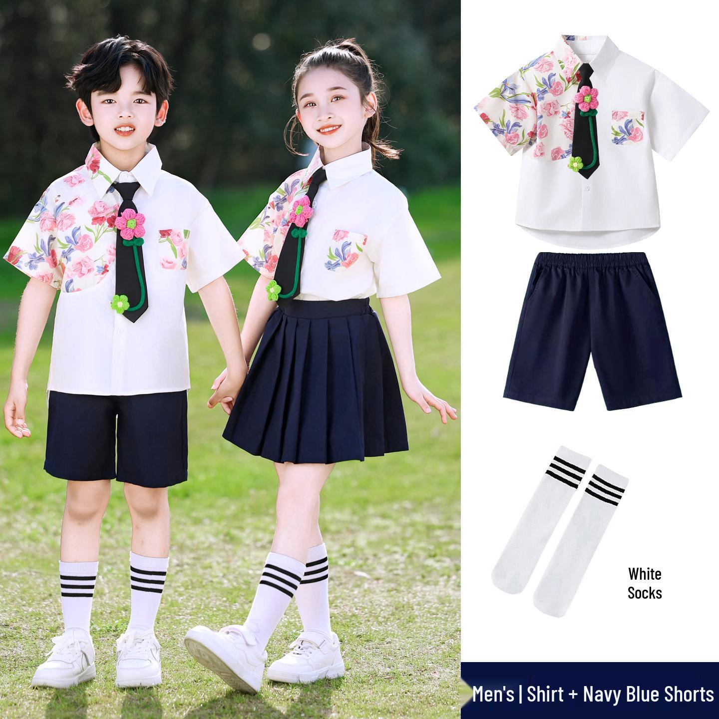 Kindergarten Graduation and Performance Outfits: Academic Style for Boys and Girls 130 cm