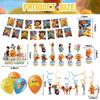 56 Pcs Cartoon Themed Party Decorations