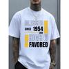 European Size 70Th Birthday Blessed Football Fan Happy Birthday T-Shirt Product Image Same Style for Men And 2026 Summer Sleeved Printed T-Shirt