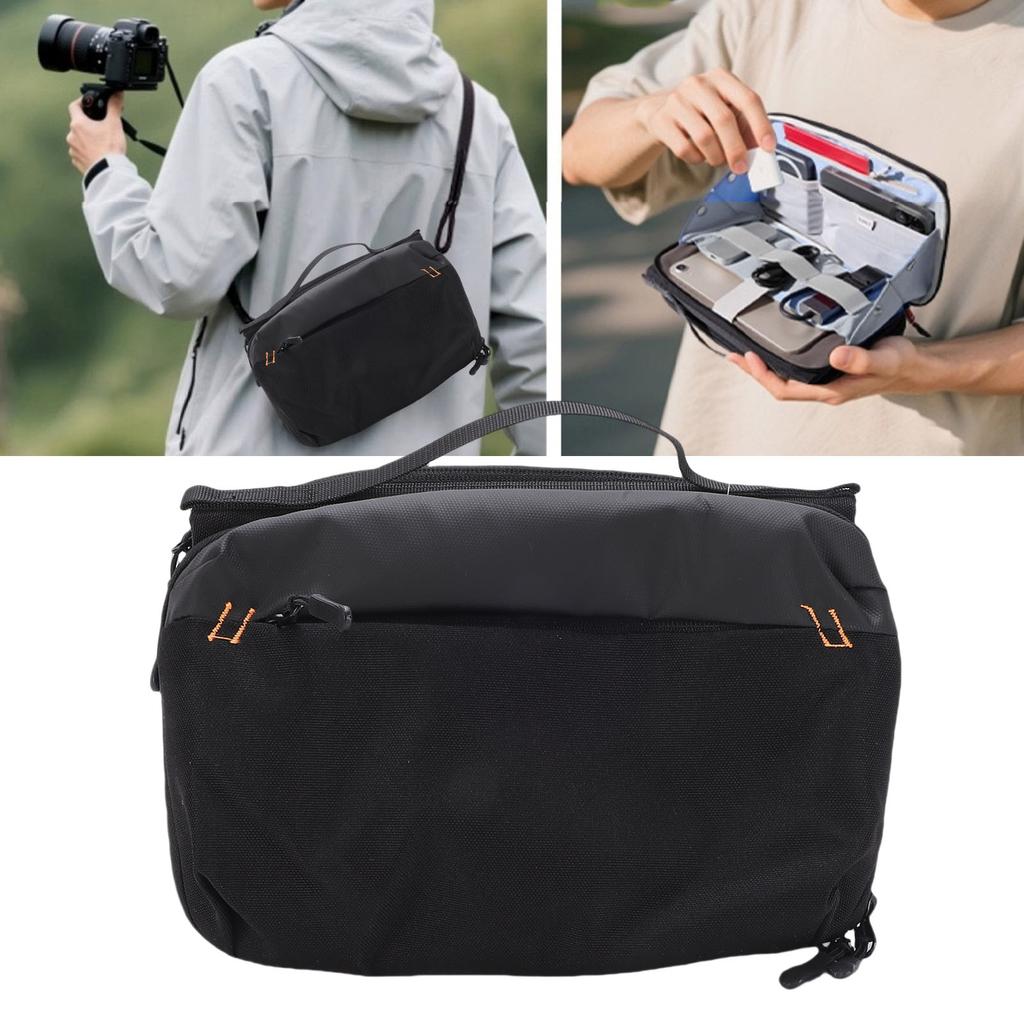 Electronics Travel   Four Folded Water Proof Portable Electronic Accessories Carry Case for Cable   Camera Game Console