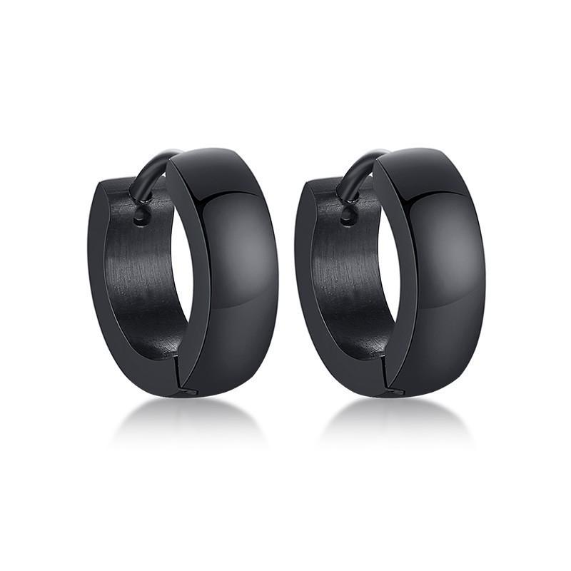 Unisex Stainless Steel Small Hoop Huggie Earrings for Men Woman Ear brinco Jewelry