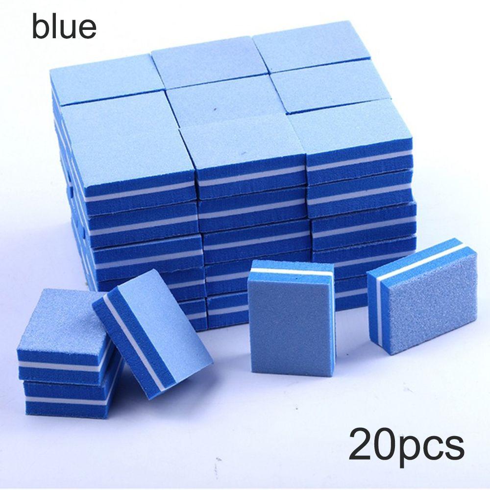 Strips Manicure Tool Colorful Sponge Nail Sanding Buffer Mini Nail File Polishing Block Nail Polish