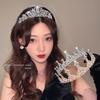 Brilliant Rhinestone Princess Crown Hair Accessories High End Adult Ceremony Birthday Headband Girls Exquisite Headband
