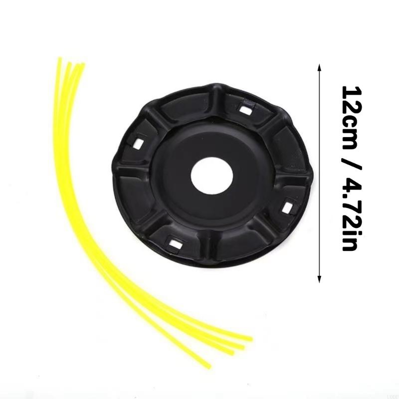 Universal High Efficiency Replacement Brush Trimmer Head For Wireless Lawn Mowers Lightweight Design Easy Installation
