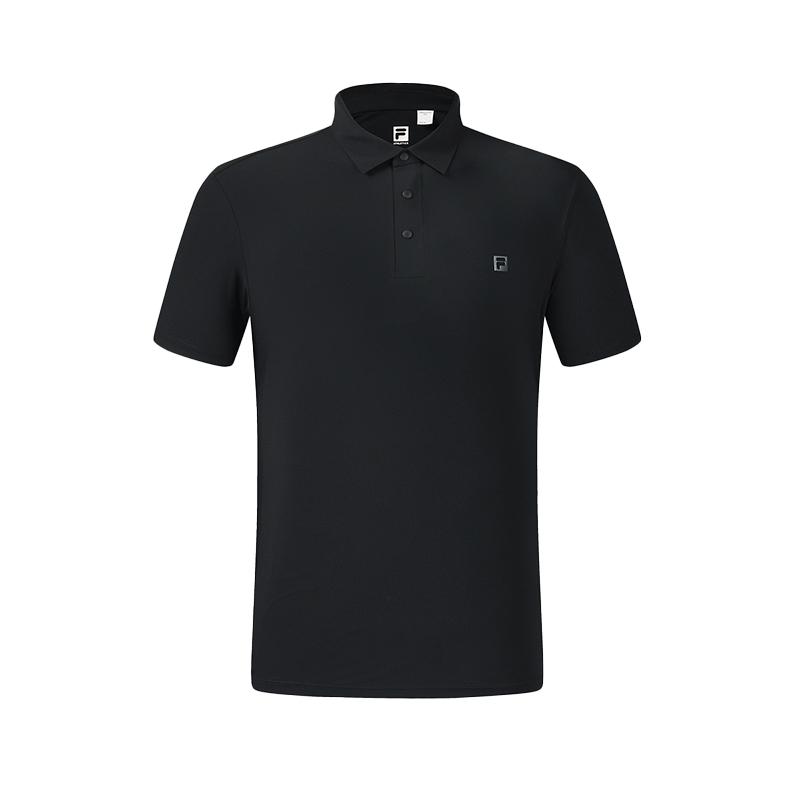 Fila Fitness Series Classic Simple Sports Training Casual Versatile Short Sleeve Polo Shirt Men Tops A51M621110FBK