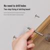 Solid Wood Skirting Board Seamless Double-Sided Nail-Free Punch Reverse Buckle High-Strength Unicorn Horn Nail