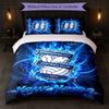 BIRMINGHAM CITY Football Custom Name Text Bedding Set 1 Duvet Cover+2 Pillowcases Soccer Logo Personalized Gift For Special Occasion Bedroom Decor