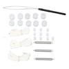 RV Shade Repair Kit Efficient Use Sturdy Window Shade Restringing Kit for RV Trailer Day Night Pleated Shade