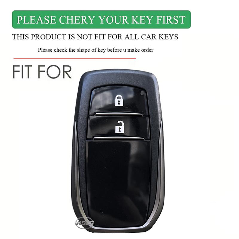 New Car Key Cover Case For Toyota Hilux Yaris Corolla Rav4 Chr Revo Auris Innova Highlander Venza Fortune Key Holder