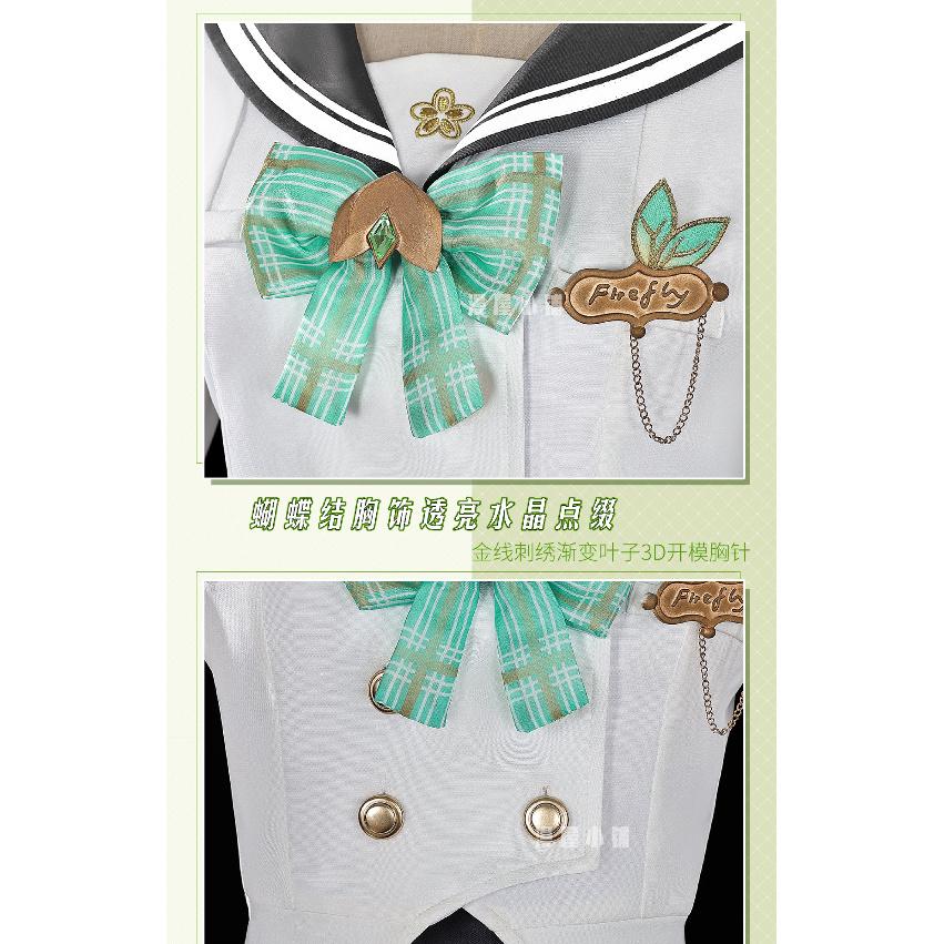 Honkai:Star Rail Firefly Cosplay Costume JK Sailor Suit Uniform Halloween Carnival Party Christmas Play Role Clothes Clothing
