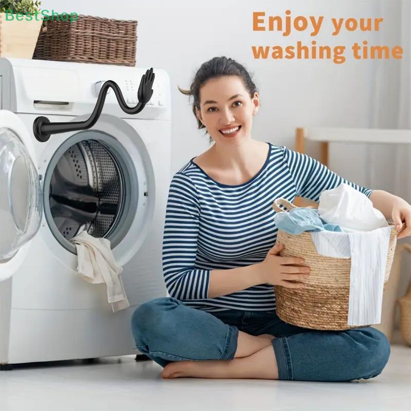 Upevňovací prvek dvířek pračky, Ventilační držák, Podpěrný držák dvířek bubnové pračky