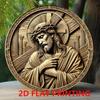 Religious Easter Wall Decor Metal Painting Housewarming Gift
