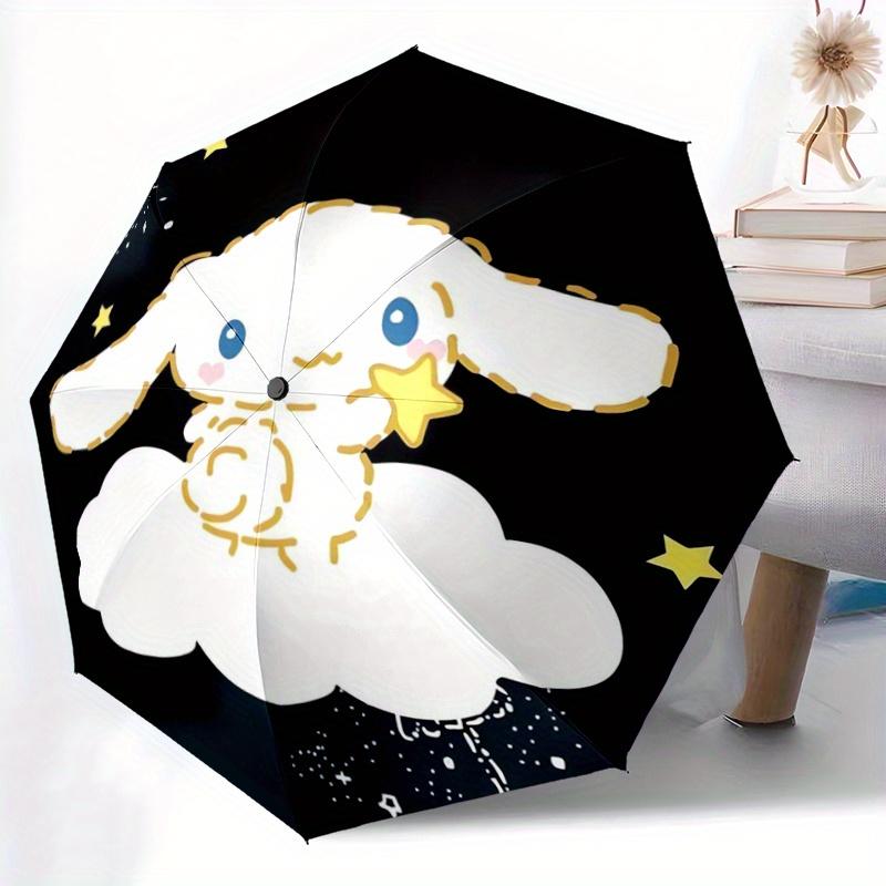 1pc Cinnamoroll Ideas Automatic Folding Umbrella - 3 Folding Design, Vivid Cartoon Pattern, Suitable for Outdoor Activities, A Gift for Fans In All Se
