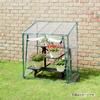 Takasho Greenhouse, Vinyl Greenhouse for Flower Stands, 96cm Wide x 70cm Deep x 111cm High, with Winter Cover for Plants and Seedlings [GRH-N04T]