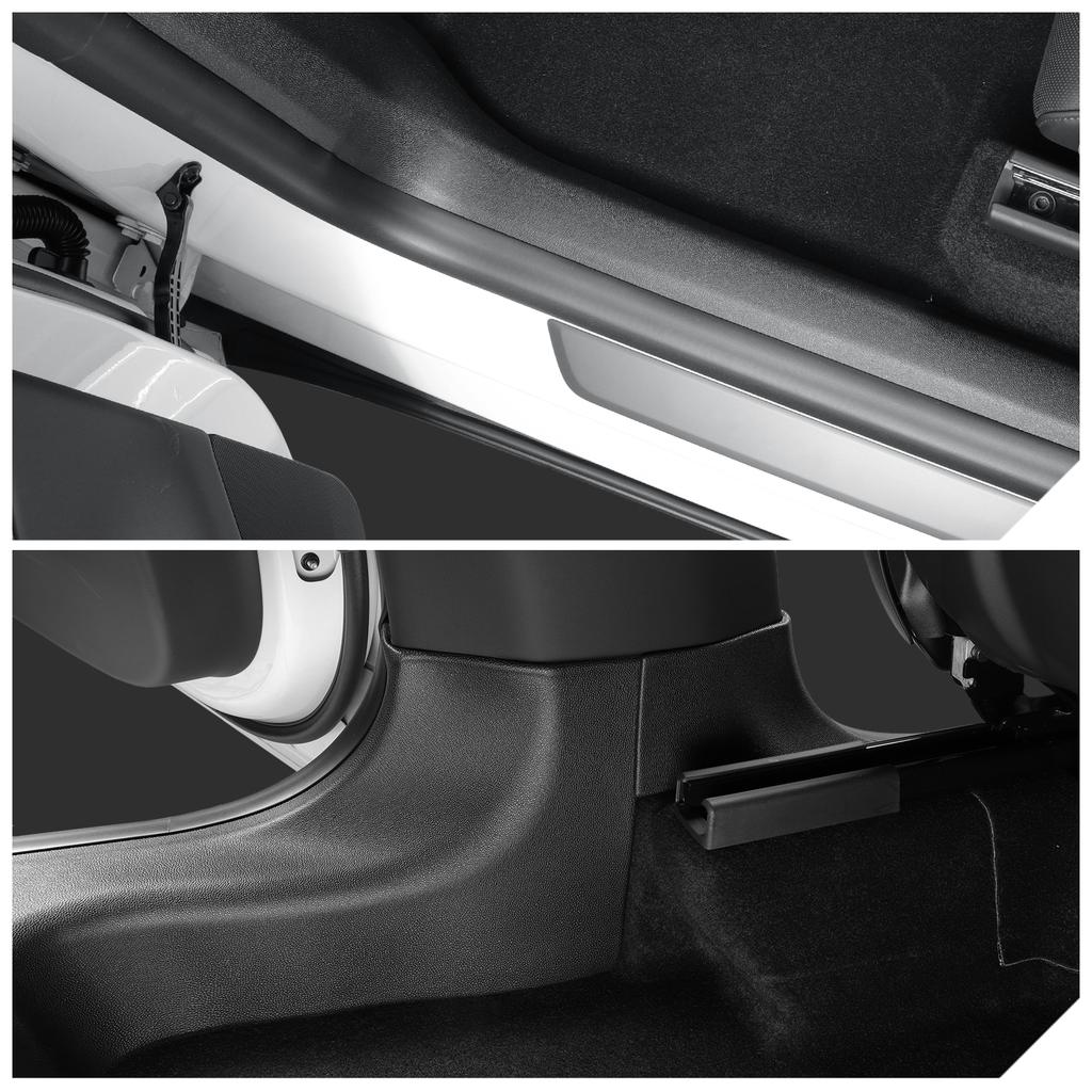 Smabee for Tesla Model YL 2026 6Seater TPE Anti-kick Pad Door Sill Strip Guard Door Kick Protector Car Accessories Black