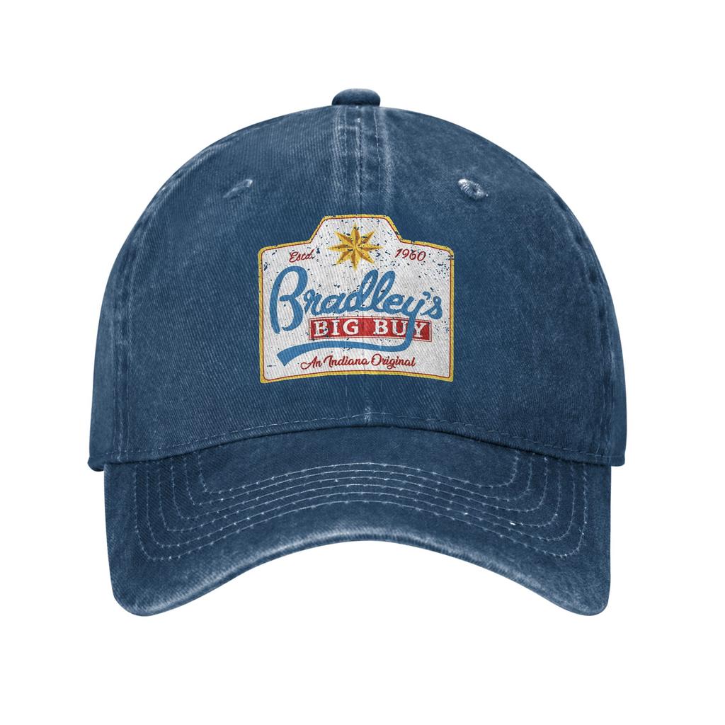 Summer BRADLEYS BIG BUY BLACK GRUNGE Baseball Cap Sun Design Washed Trucker Hat Men Adult y2k Cute Hiking Fishing Baseball Caps