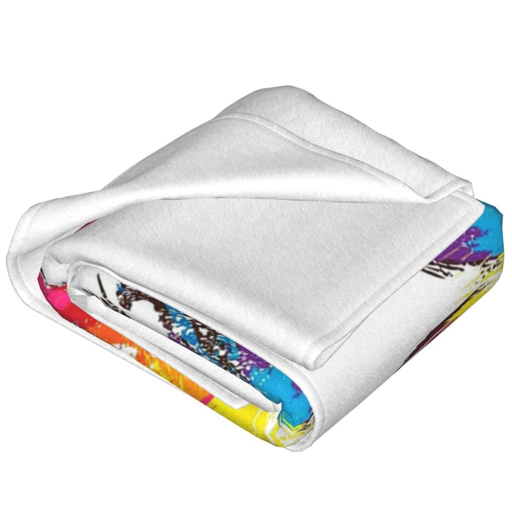 Dazzle ColorfullyButterfly Blanket Soft Warm Flannel Throw Blanket Bedspread for Bed Living room Picnic Travel Home Sofa