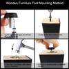 10Pcs Anti-Skid Floor Protector Table Chair Leg Pad Furniture Adjustable Bolt Leveling Feet Furniture Feet Chair Feet Level