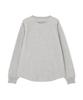 Avirex Honeycomb Waffle L/s Henley Neck T-shirt Men's 2XL Gray 783-5230031