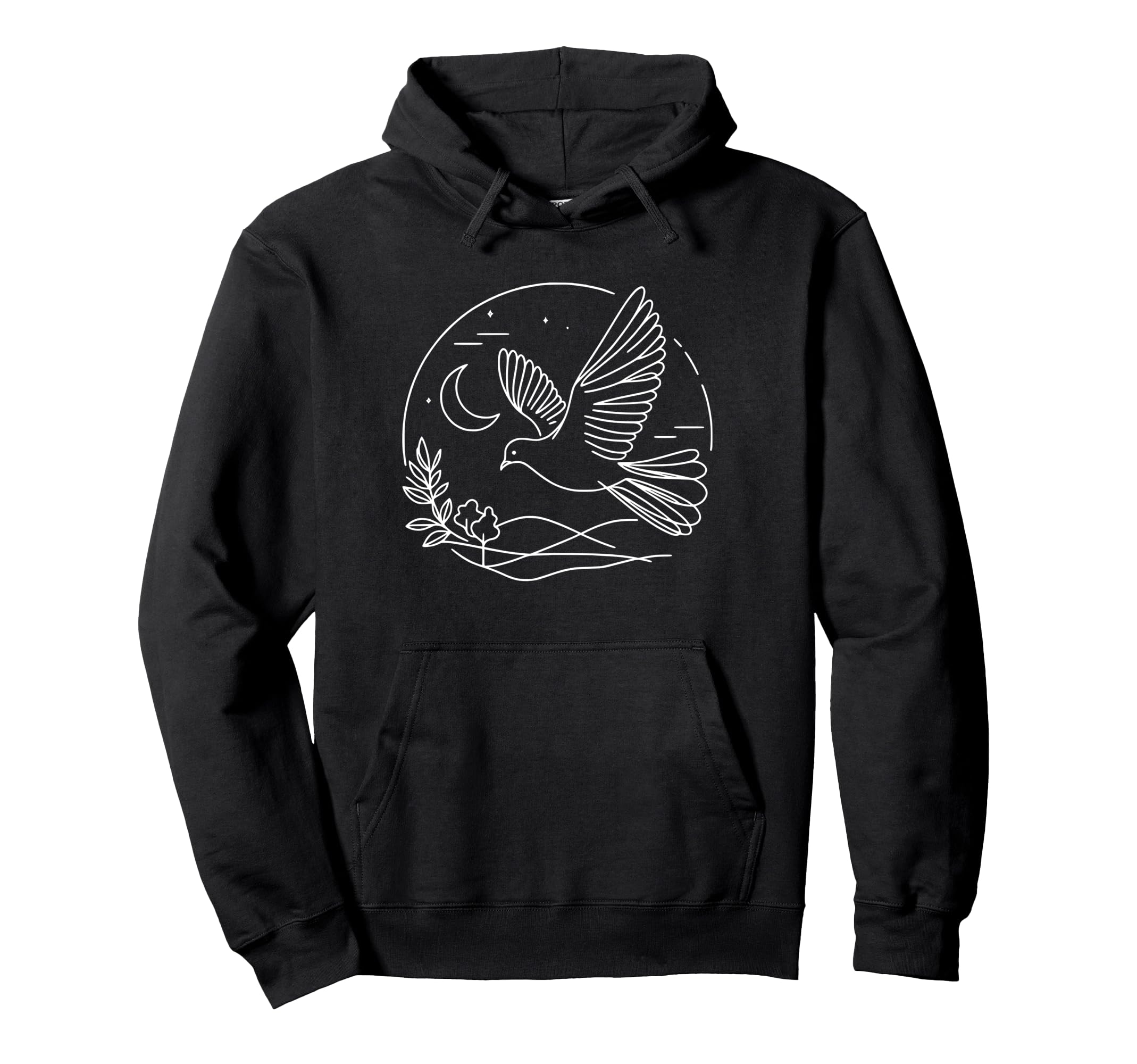 

Line Art Bird/Ornithologist Ruddy Ground Dove Hoodie