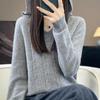 Women Knitted Hoodie 100% Wool Sweater MODERN NEW SAGA Winter Knitted Pullover Sweatshirt Soft Warm Wool Sweaters Jumper Knit Top