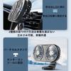 AUSTYLCO Car Fan with USB Port, Car Fan, Double Headed Car Fan, Tabletop/Car Fan,