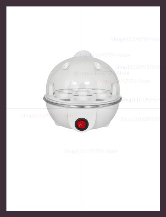 Smart Egg Cooker, White Egg Cooker Electric Eggs Boiler Multifunctional Mini Eggs Cooker Steamer Poacher for Kitchen Use