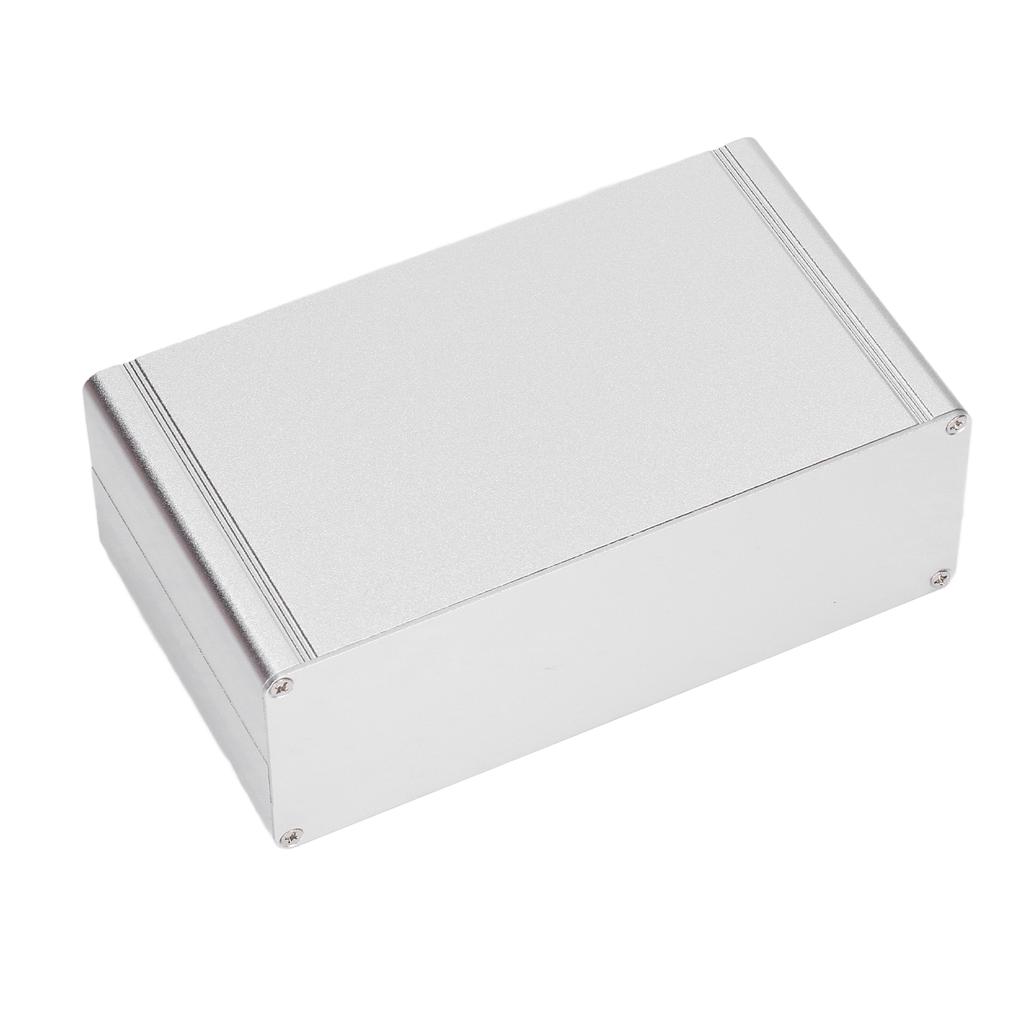 Aluminium Electric Box Waterproof Junction Enclosure Case Split Type for DIY Silver 62x178x100mm