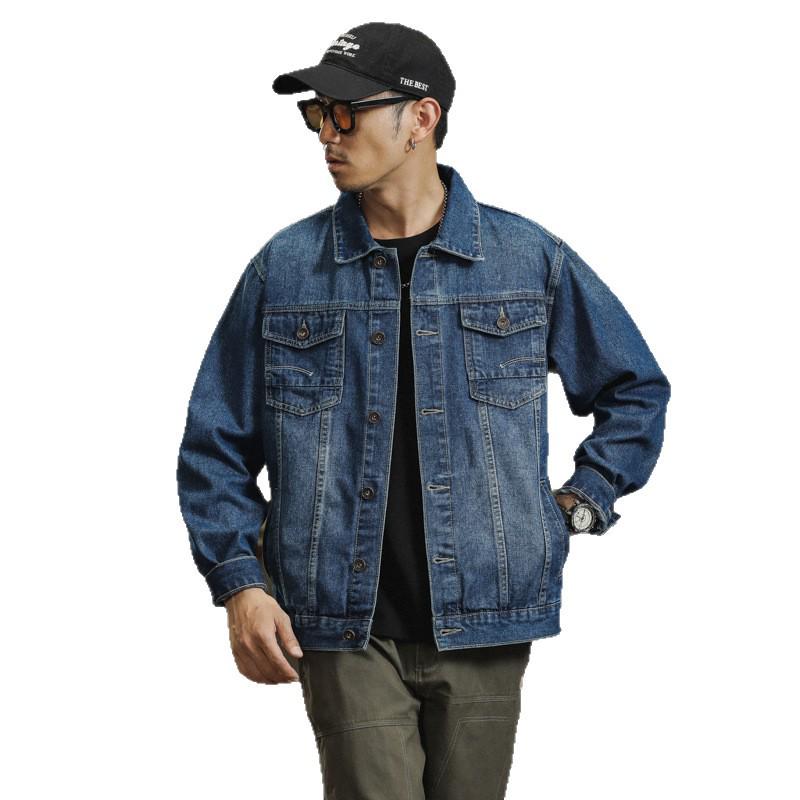 Men's Korean Style Denim Jacket: Casual, Trendy, Retro, Versatile, and Handsome for Spring & Autumn