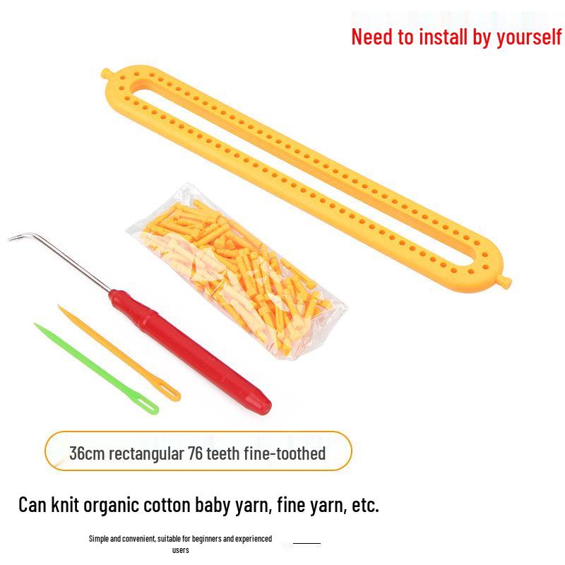 Beginner Knitting Kit: Scarf, Hat, Sweater & Blanket Tools