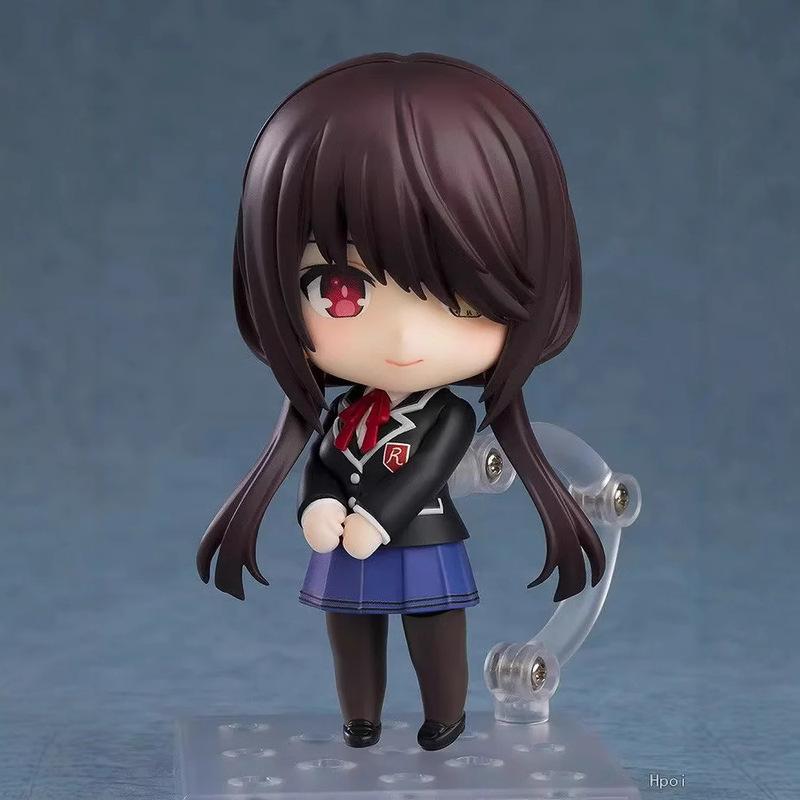10cm Date A Live #2455 Tokisaki Kurumi Jk Ver. Articulated Action Figure Desktop Ornament Trendy Toys Surprise Gift Collectable