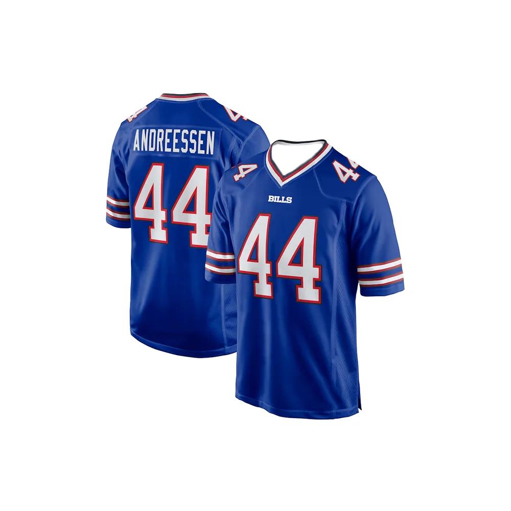 Maglia da Football Americano Buffalo Abbigliamento Sportivo Maglie da Allenamento di Squadra Bill Allen N.10 Serie Numeri Stampati 3D Maglie più Vendute