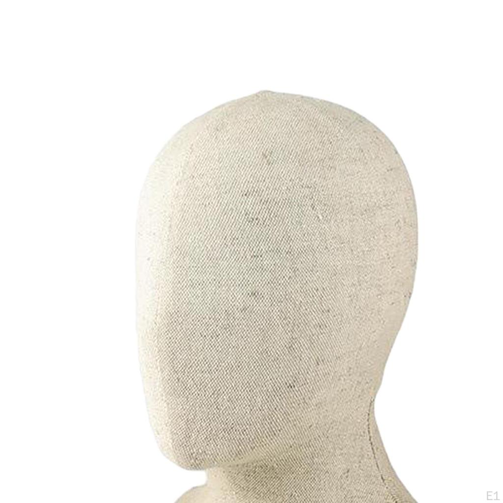 Testa - Supporto e Supporto Maschile in GFRP, Espositori, Cappello, per Esposizione in Salone, Negozio,