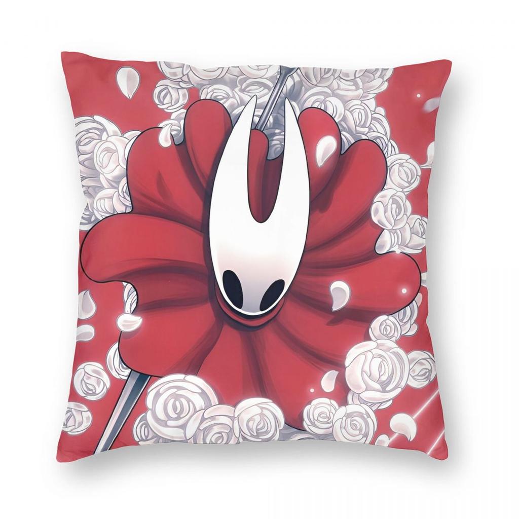 Spiel Hollow Knight Silksong Kissenbezug Doppelseitiger Druck Polyester Kissenbezug Dekor Kissenhülle Zuhause Quadratisch 45*45cm