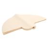 L BEANS 40Pcs Filter Paper Disposable Wood Fiber Fan Shaped Coffee Filtration Accessory