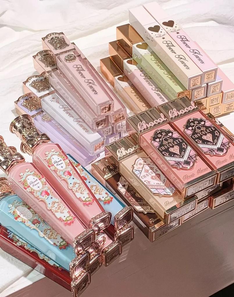 Flower Knows Swan Ballet Little Angel Collection Rossetto Vellutato Opaco Impermeabile Rossetto Vegano Lunga Durata Lucidalabbra Coreano