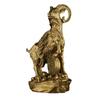 Solid Brass Lucky Coins Horse Goat Small Statue Tea Pets Table Ornaments Vintage Copper Chinese Zodiac Animal Feng Shui Decors