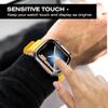 Glass+Case for Apple Watch 46mm 44mm 45mm 41mm 40mm 38mm 42mm Screen Protector Change Ultra Bumper iWatch Series 10 9 8 7 SE 6 5