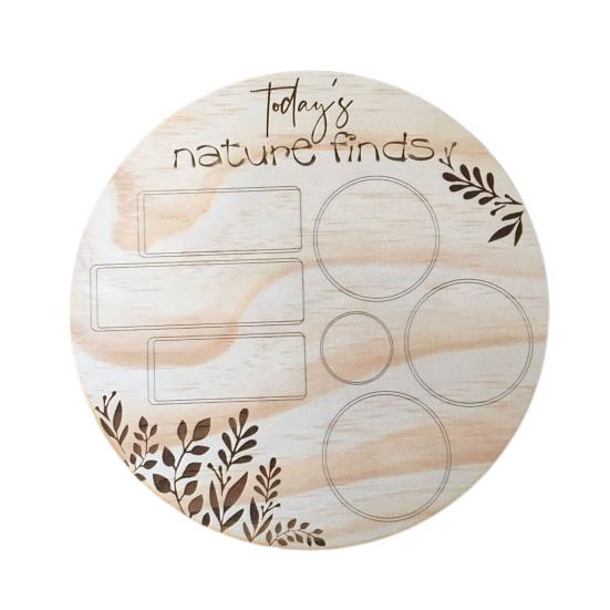 2Pcs Flower Leaf Collector Board DIY Plant Floral Arrangement Collection Display Wooden Plate Decoration Kids Adults Birthday Christmas Gift