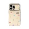 Color flower chain is suitable for Apple 16e mobile phone case 14promax small fresh 15 Korean sweet 14 silicone