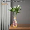 3D Puzzle Vase Adults DIY Floral Puzzle Vase 160 Pieces of Puzzle Vase Flower-Themed Art Puzzle Vase Gift for Housewarming Home Decoration