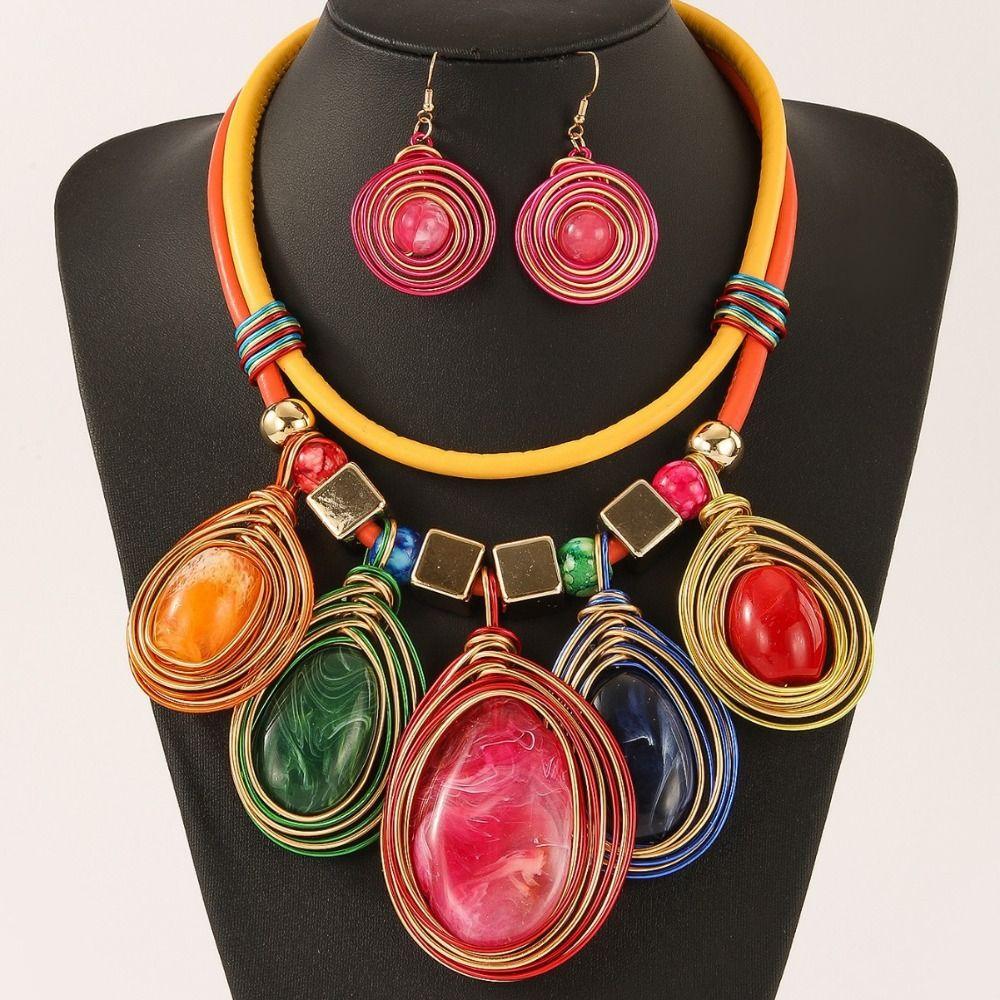 Hook Choker Costume Jewellery Safe Reliable Dangle Earrings Earrings Necklace Set  Jewelry Gift