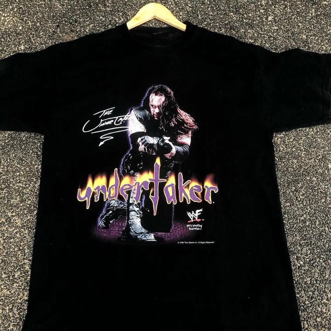 

Винтажная футболка WWF Wrestling 1998 года Размер S-5XL РЕПРИНТ Новая Дышащая Влагоотводящая Универсальный Алфавитный узор 4XL